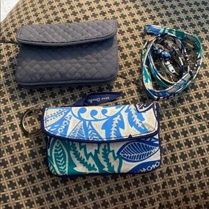Vera Bradley ID Wallets with lanyard